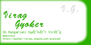 virag gyoker business card